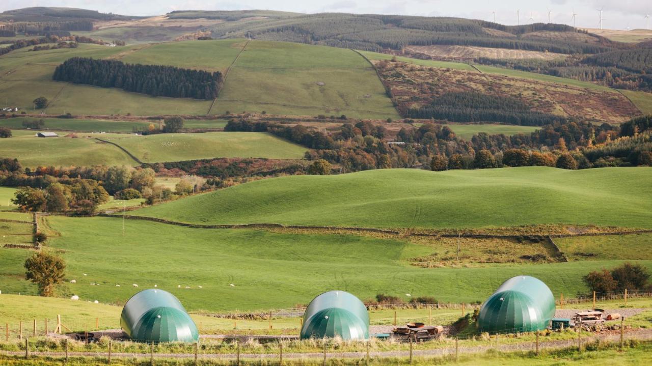 Further Space At Hillhead Farm Luxury Glamping Pods, Dumfries, Scotland Buitenkant foto